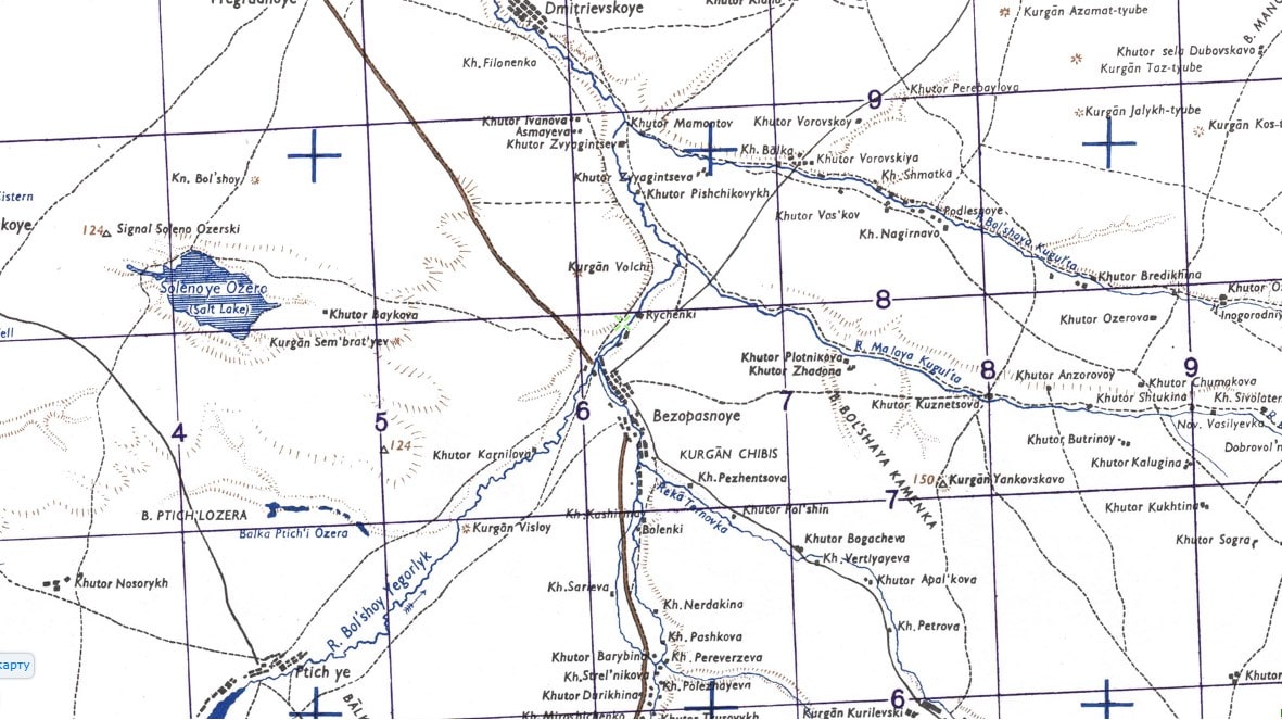 История и карты немцев. Почему храм в конце села
