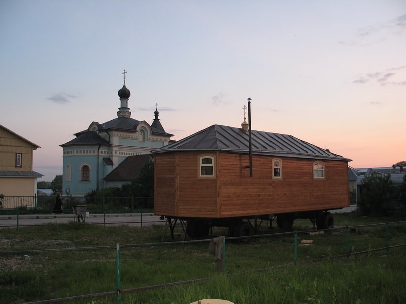 Передвижная Часовня в честь иконы Богородицы Умиления Серафимо Дивеевской